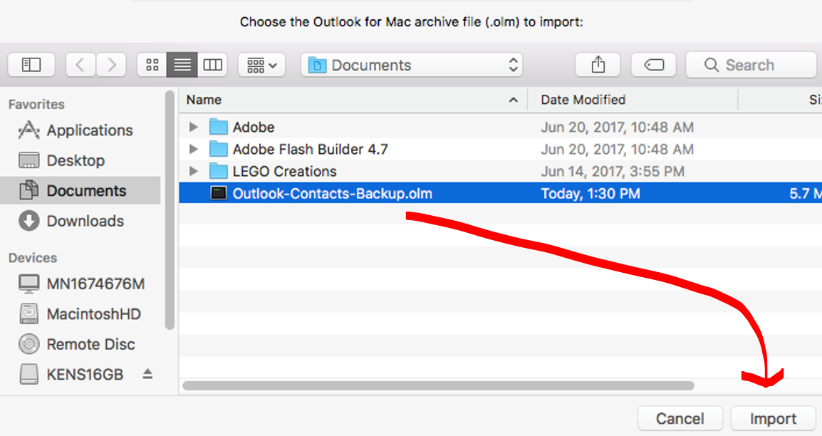 microsoft outlook for mac export contacts